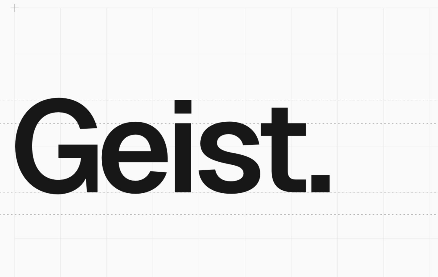 Čistý a jasný font Geist